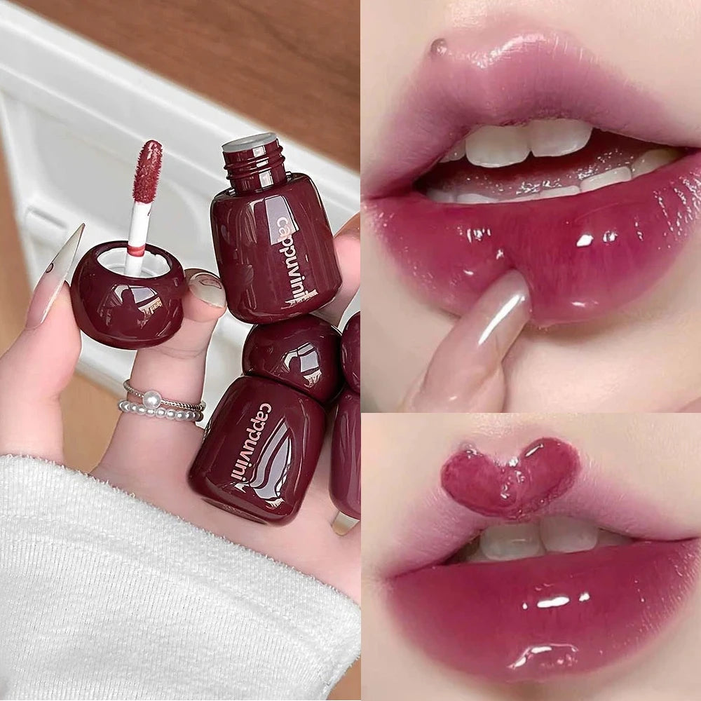Korean Mirror Lip Gloss – Moisturizing Liquid Lipstick Tint Lip Gloss PRIMED