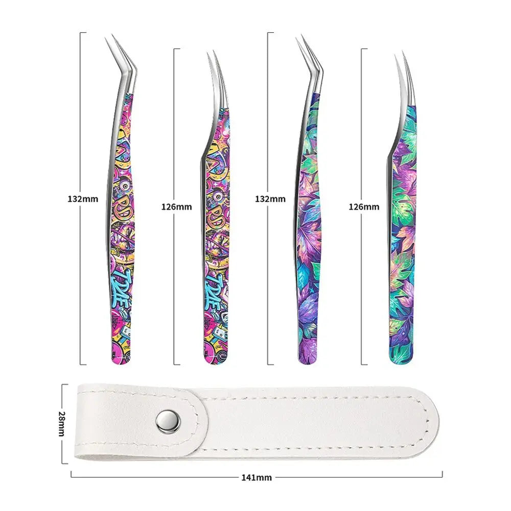 Curved Precision Tweezers – Stainless Steel Lash & Craft Tool Precision Tweezers PRIMED