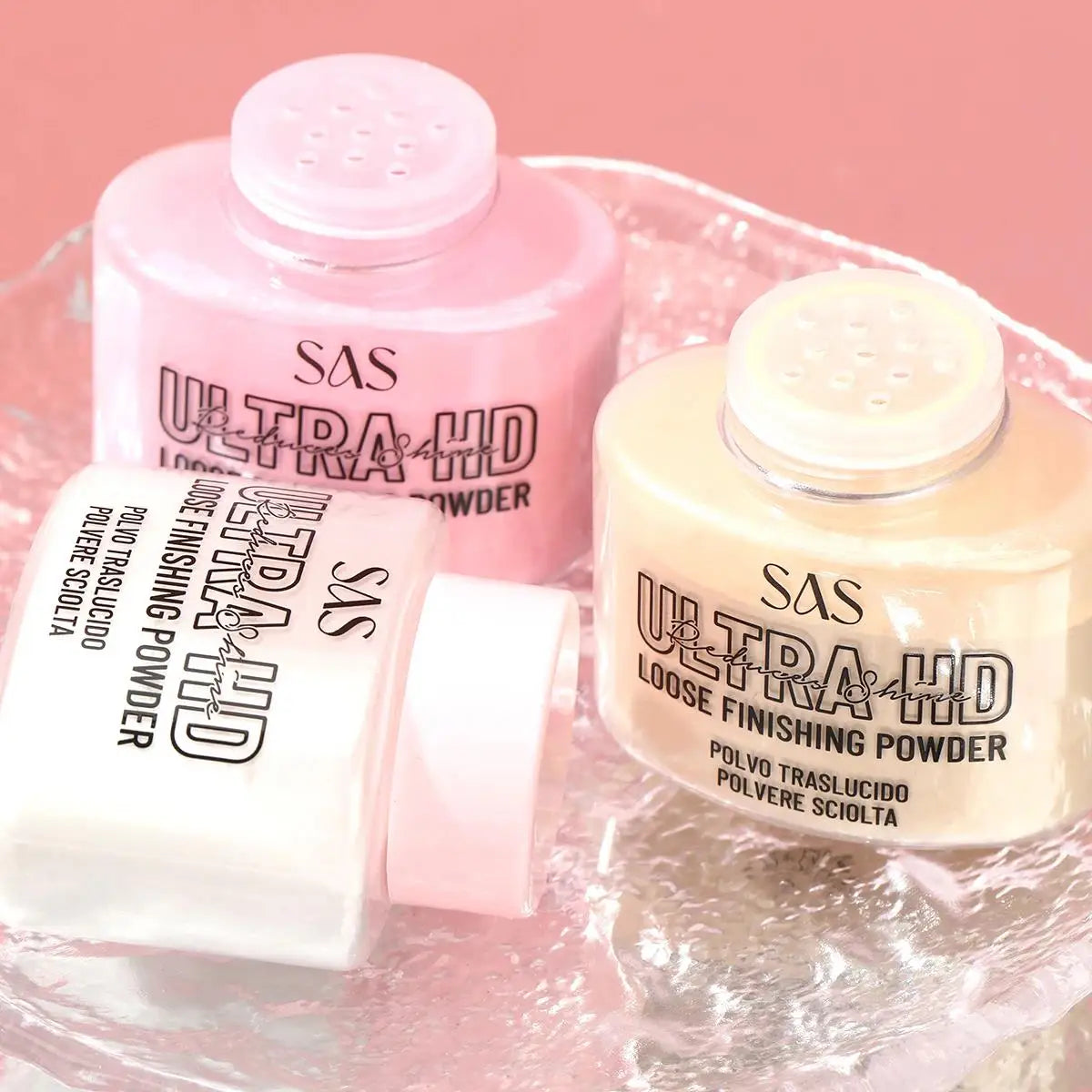 USHAS Loose Setting Powder – Matte, Oil-Free, Pore Blurring