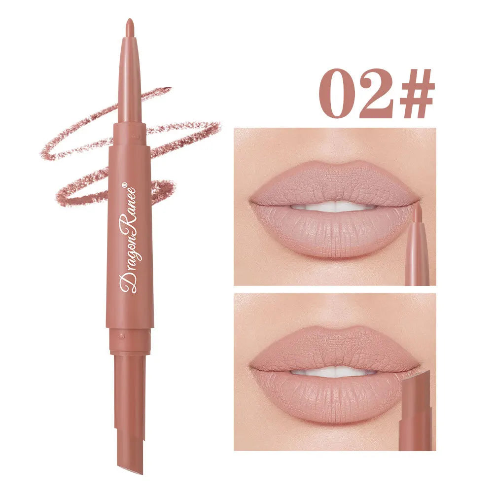 Dragon Ranee 2-in-1 Matte Lip Liner & Lipstick | Long Lasting Lip Liner Lipstick PRIMED 02 Full Size
