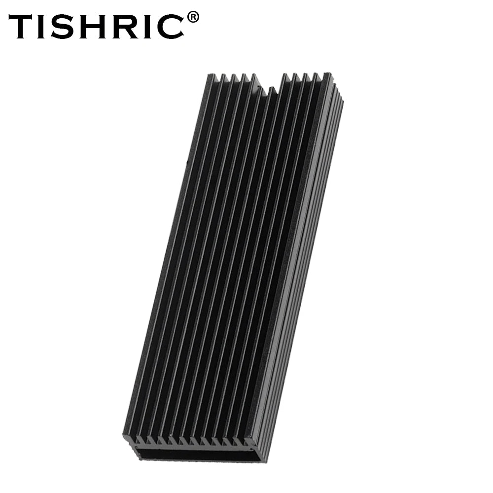 TISHRIC M.2 2280 NVMe SSD Aluminum Heatsink & Thermal Pad SSD Heatsink Cooler PRIMED black China Mainland