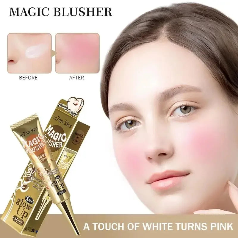 Se7en Kiss Color-Changing Blush Cream | Waterproof Liquid