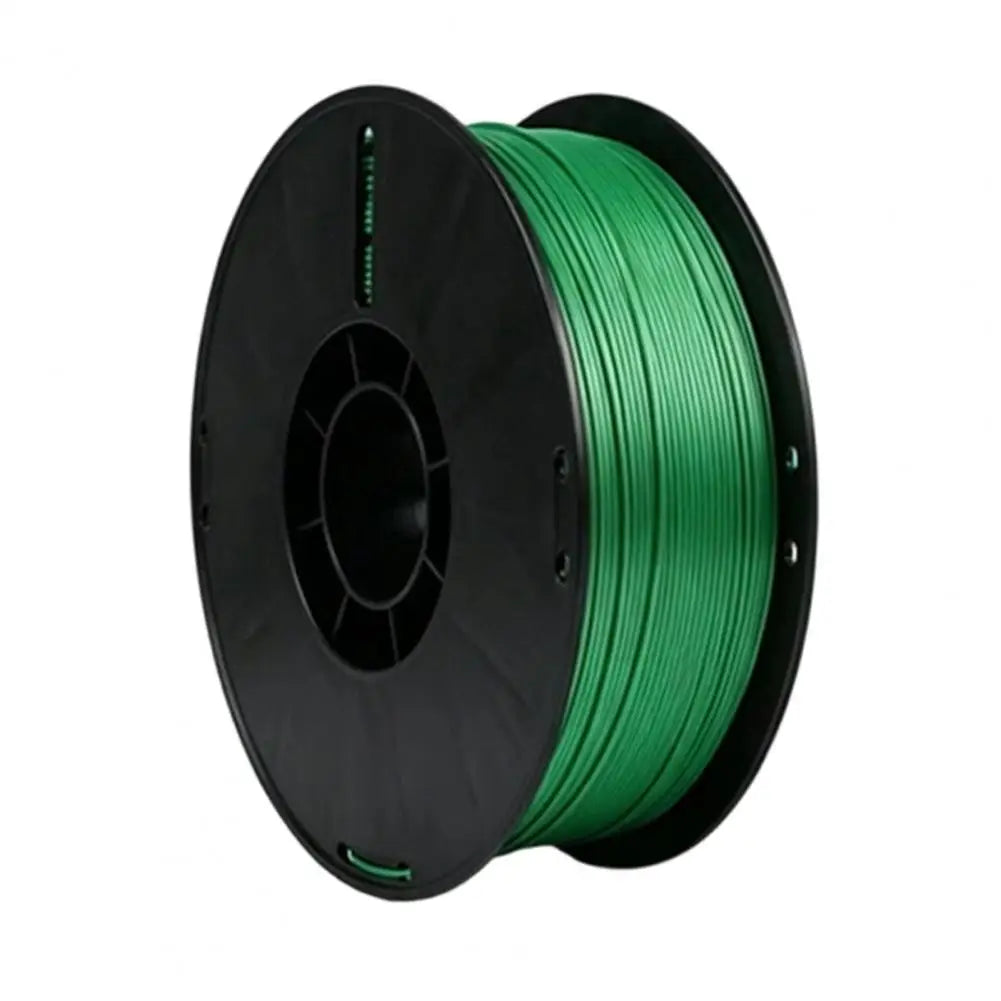 Silk PLA Filament 1.75mm 1kg Spool – Low Warping, Glossy Finish 3D Printer Filament PRIMED Green
