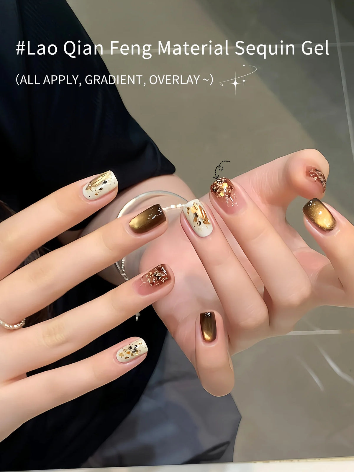 Luxury Gold Glitter Gel Nail Polish – Diamond Shimmer 5g