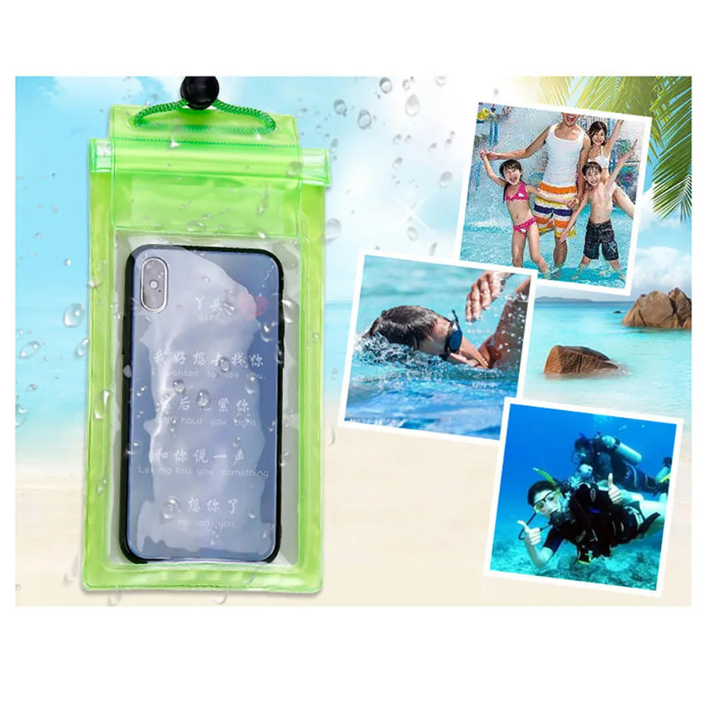 Waterproof Phone Pouch Dry Bag | Clear PVC, 30m Underwater Waterproof Phone Pouch PRIMED