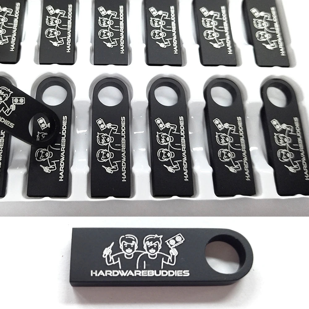 100-Pack Metal USB 2.0 Flash Drives | Custom Logo | 4–128GB USB Flash Drive PRIMED