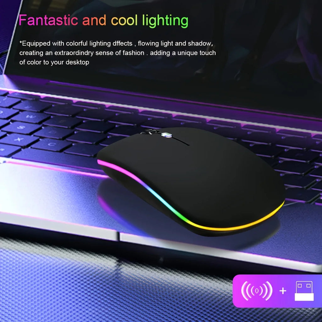 Dual-Mode Bluetooth Wireless Mouse – Rechargeable Ergonomic Wireless Computer Mouse PRIMED