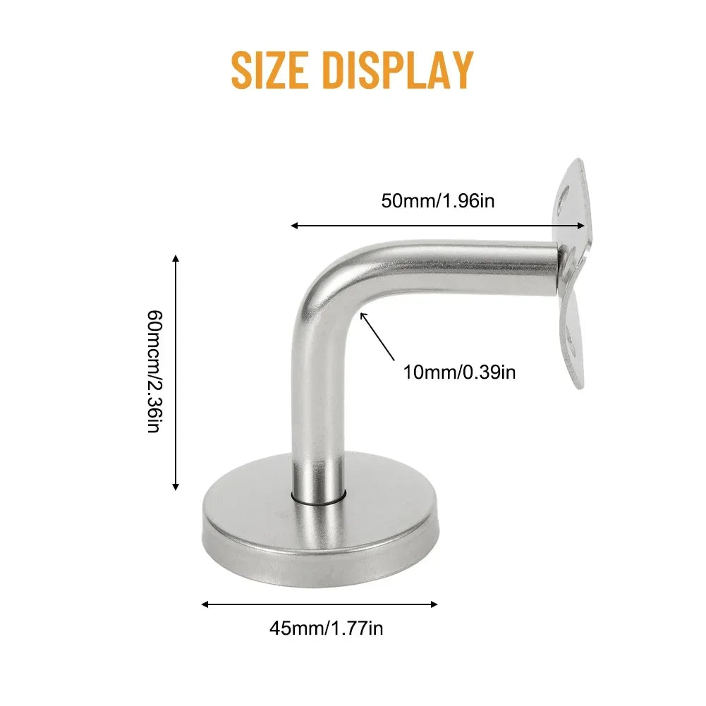 Stainless Steel Stair Handrail Wall Bracket | Single Side Mount