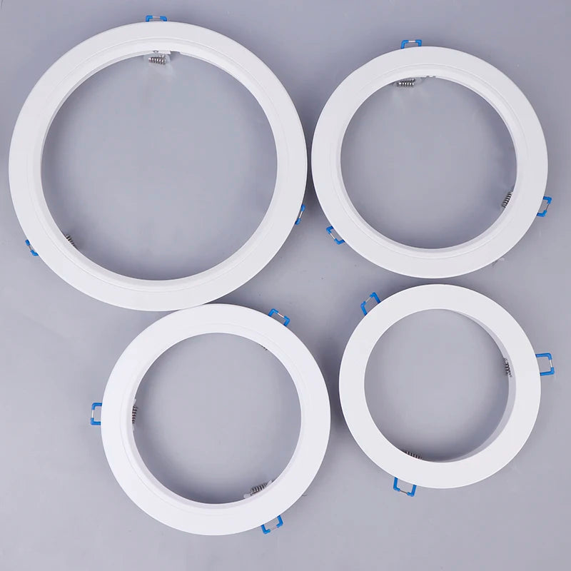 LED Downlight Hole Cover Ring – White Remedial Adapter Frame