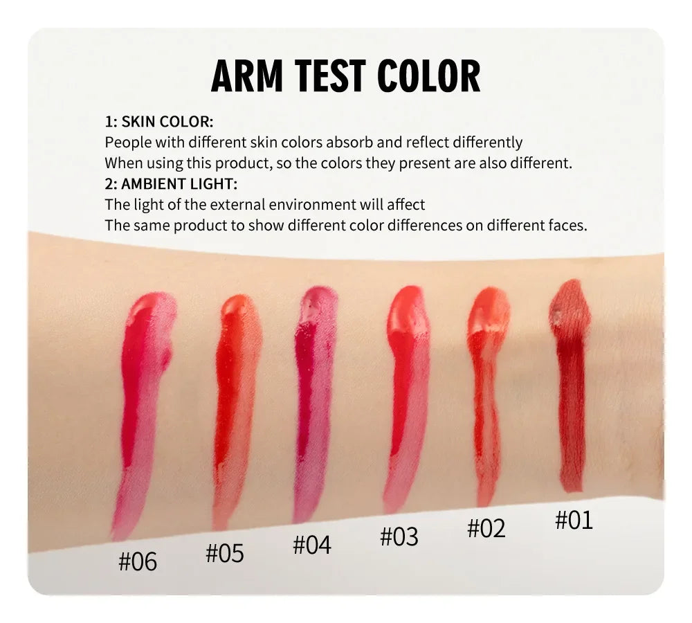 Blana 6-Color Velvet Liquid Lipstick Set | Nourishing Lip Gloss Liquid Lipstick Set PRIMED
