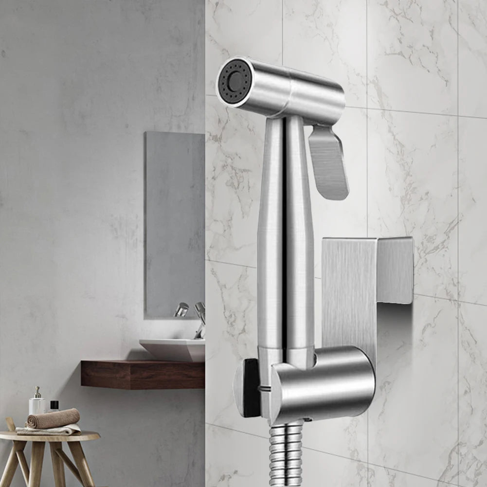 Stainless Steel Bidet Sprayer Set with 2-Way Diverter & Hose Bidet Sprayer Set PRIMED