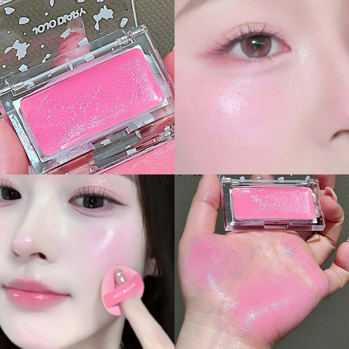 Water Gloss Cream Blush – Peach Pink Moisturizing Makeup