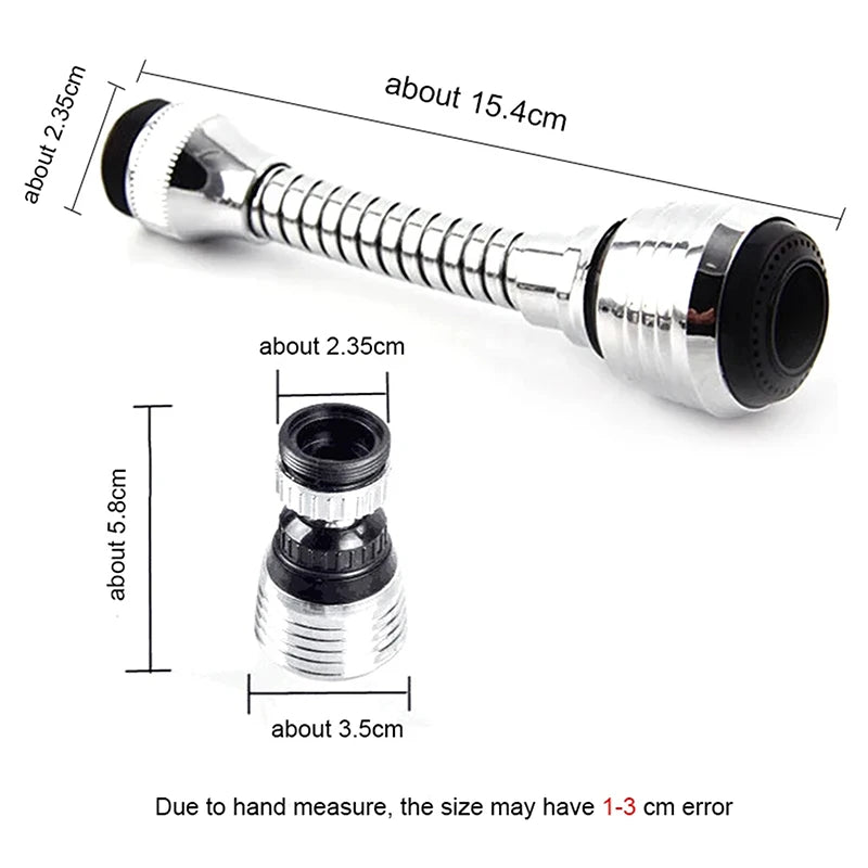 360° Adjustable Faucet Extension Tube – Kitchen & Bathroom Faucet Extension Tube PRIMED