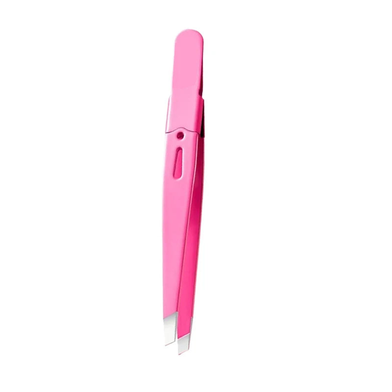 Stainless Steel Slant Tip Eyebrow Tweezers – Precision Grooming