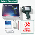 Bluetooth Handheld Mini Inkjet Printer 12.7mm – 24 Languages Portable Inkjet Printer PRIMED Printer Standard 100V-240V US Plug