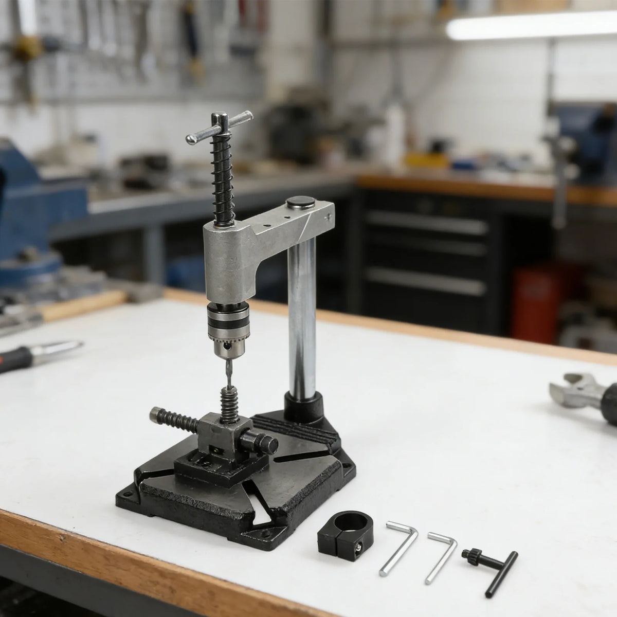 Manual Vertical Tapping Machine & Adjustable Tap Wrench Tapping Machine PRIMED