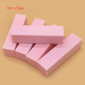 Sponge Nail Buffer Sanding File Block 3/5/10 Pcs – Pink Nail Buffer File PRIMED 3pcs