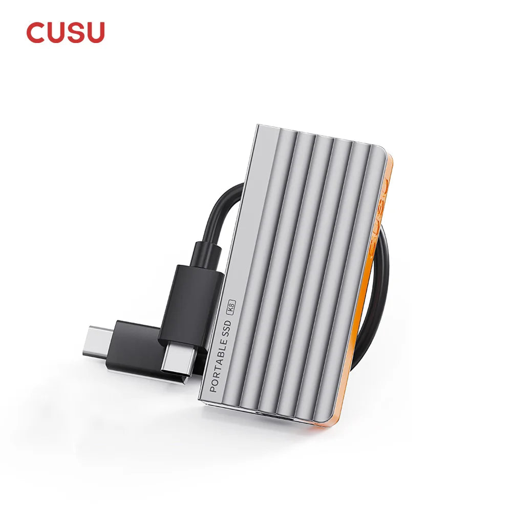 CUSU Portable External SSD 1TB 512GB USB 3.2 Gen2x2 Type-C Portable External SSD PRIMED