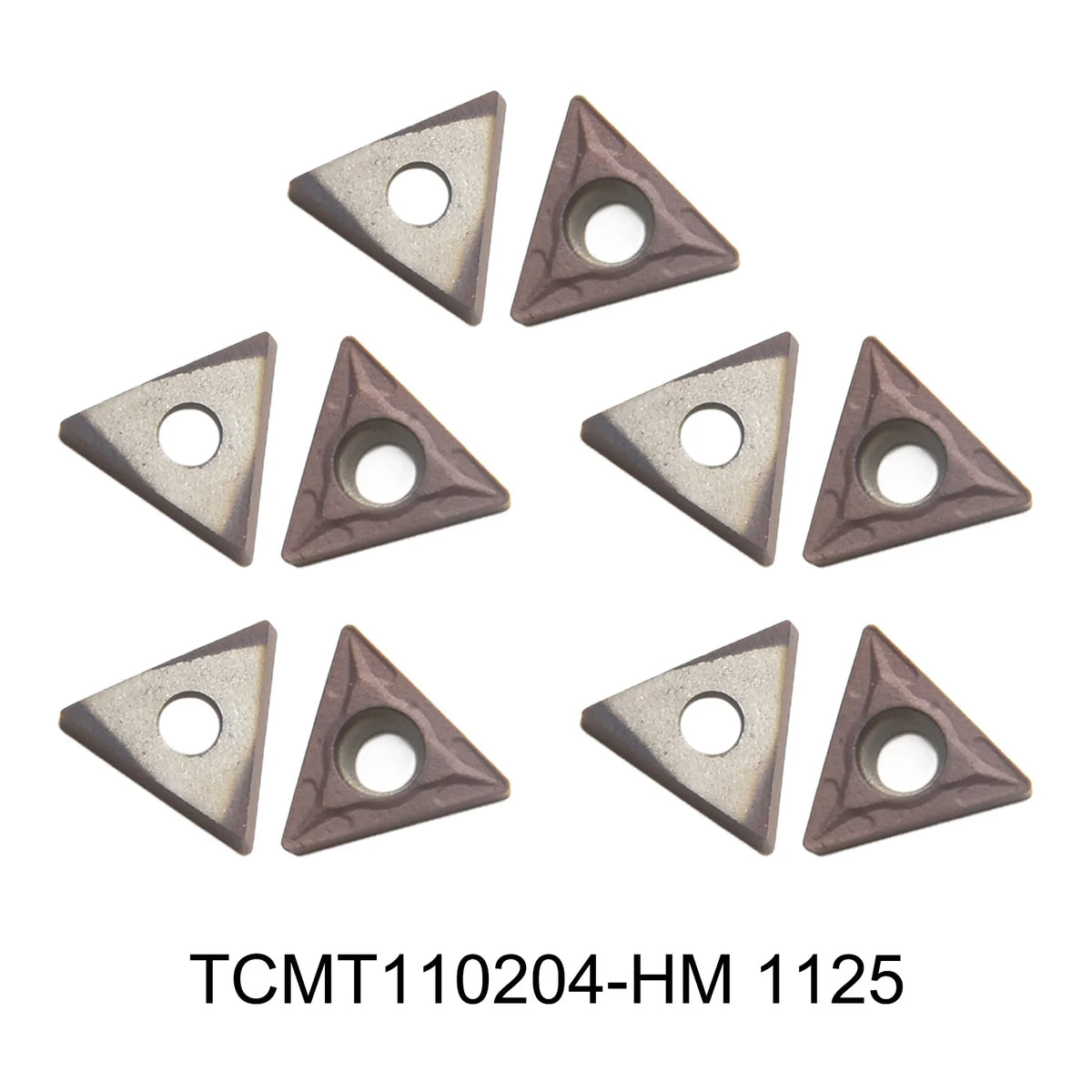 TCMT110204-HM Carbide Turning Inserts Grade 1125 – 10 Pcs