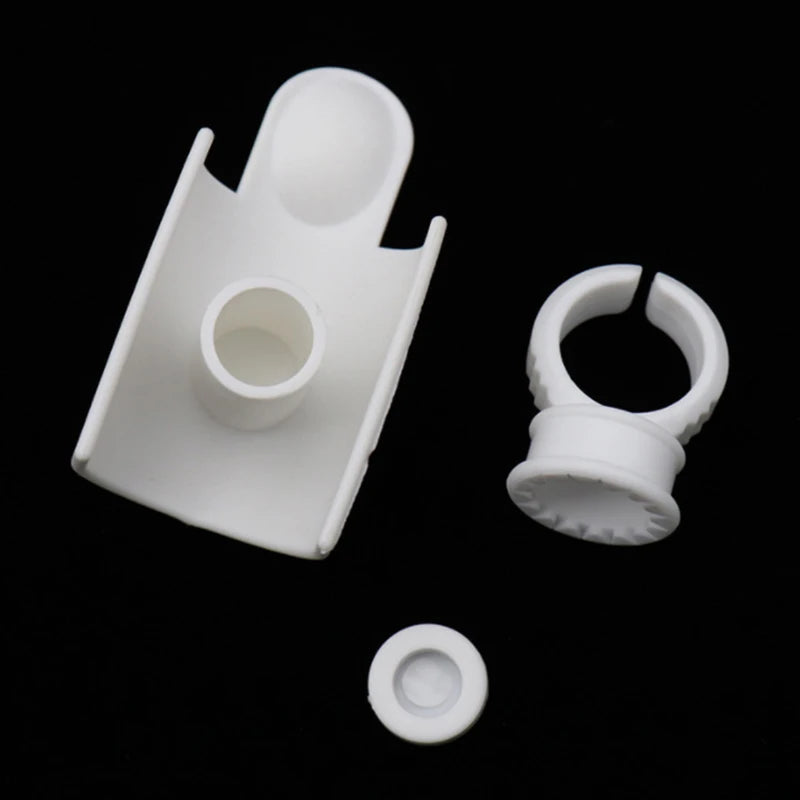Eyelash Extension Glue Ring & U-Shaped Root Divider Set Lash Extension Tools PRIMED