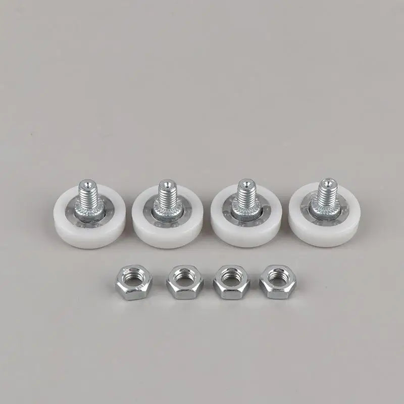 4Pcs M6 Nylon Sliding Door Roller Wheels with Screw – Cabinet