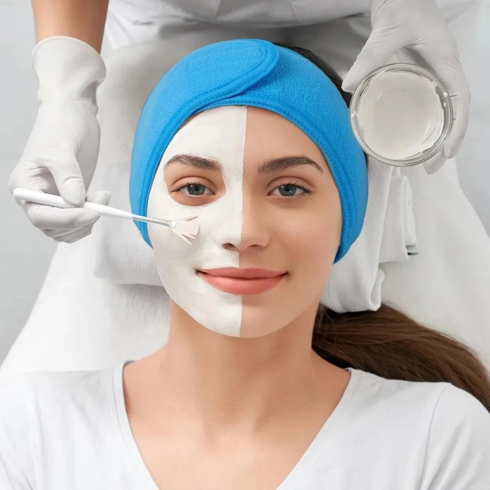 Soft Adjustable Headband – Makeup, SPA, Yoga & Face Washing