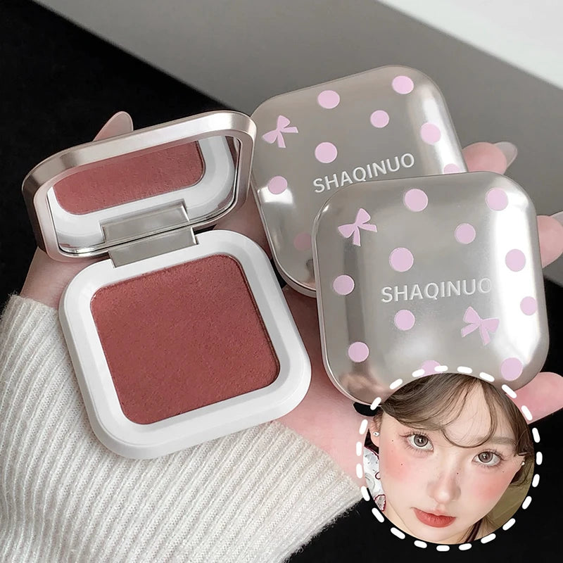 SHAQINUO Matte Blush Powder – Natural Cheek Tint 4 Shades