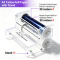 A4 Tattoo Transfer Paper Roll 30M Two-Layer + Stand Tattoo Transfer Paper PRIMED TattooPaperStand Set