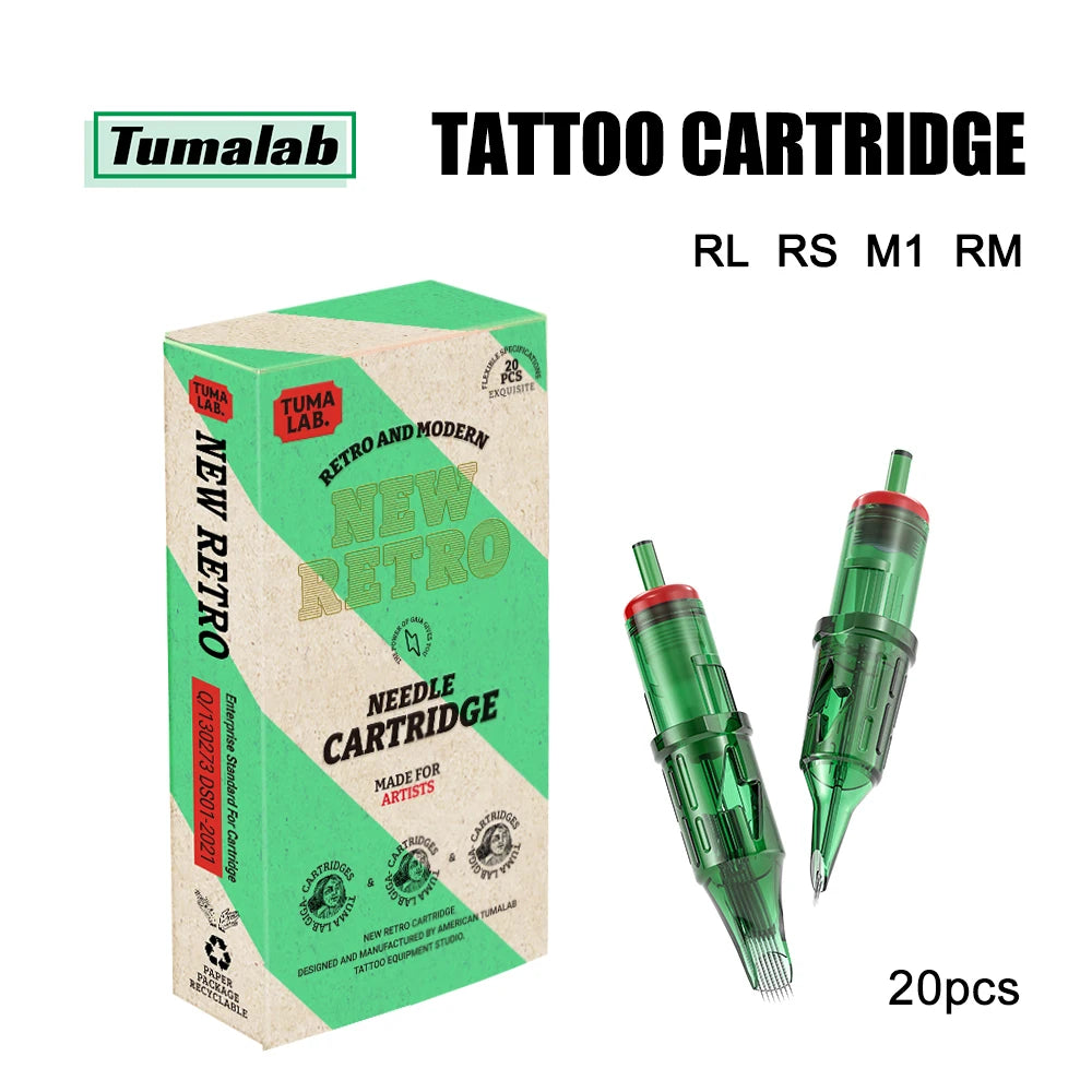 TUMAlab Tattoo Cartridge Needles 20PCS – Stainless Steel