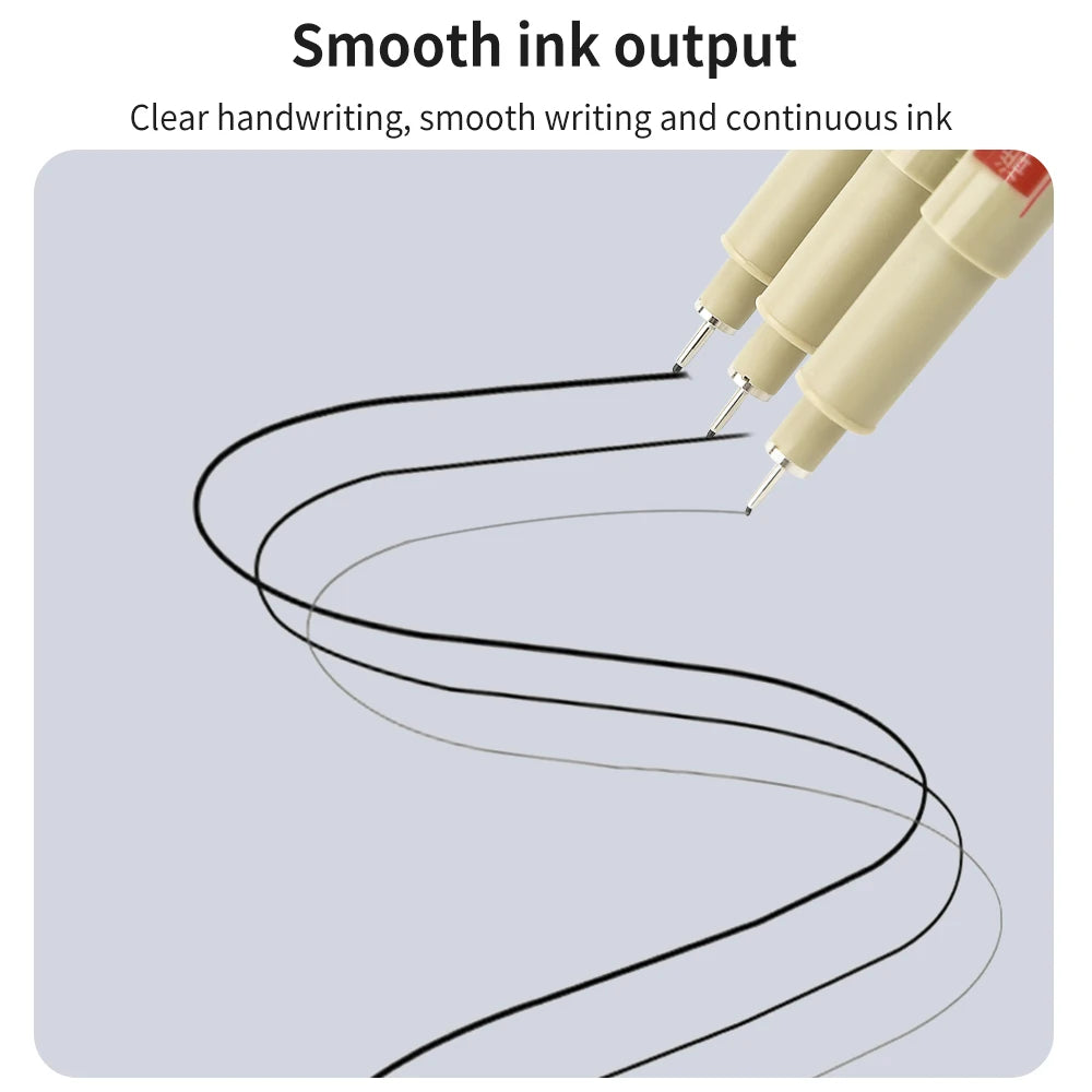Pigment Liner Fineliner Pens – Sketching & Drawing Markers Fineliner Art Pens PRIMED