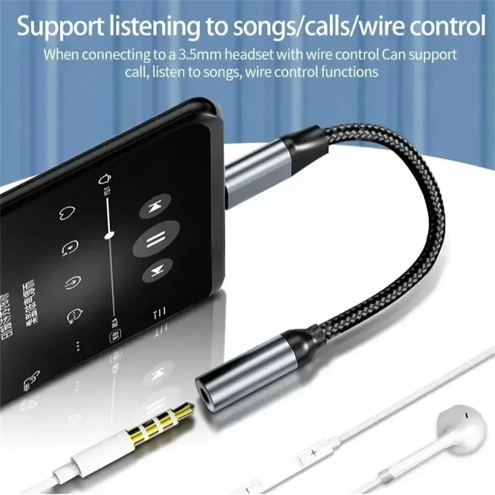 USB-C to 3.5mm Audio Adapter – iPhone 15, Samsung, Huawei Audio Jack Adapter PRIMED