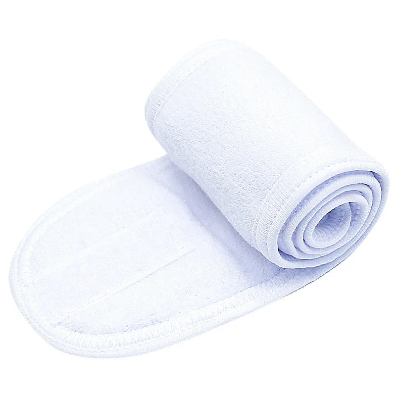 Adjustable Spa Headband – Lash Extension & Facial Accessory Spa Headband PRIMED White