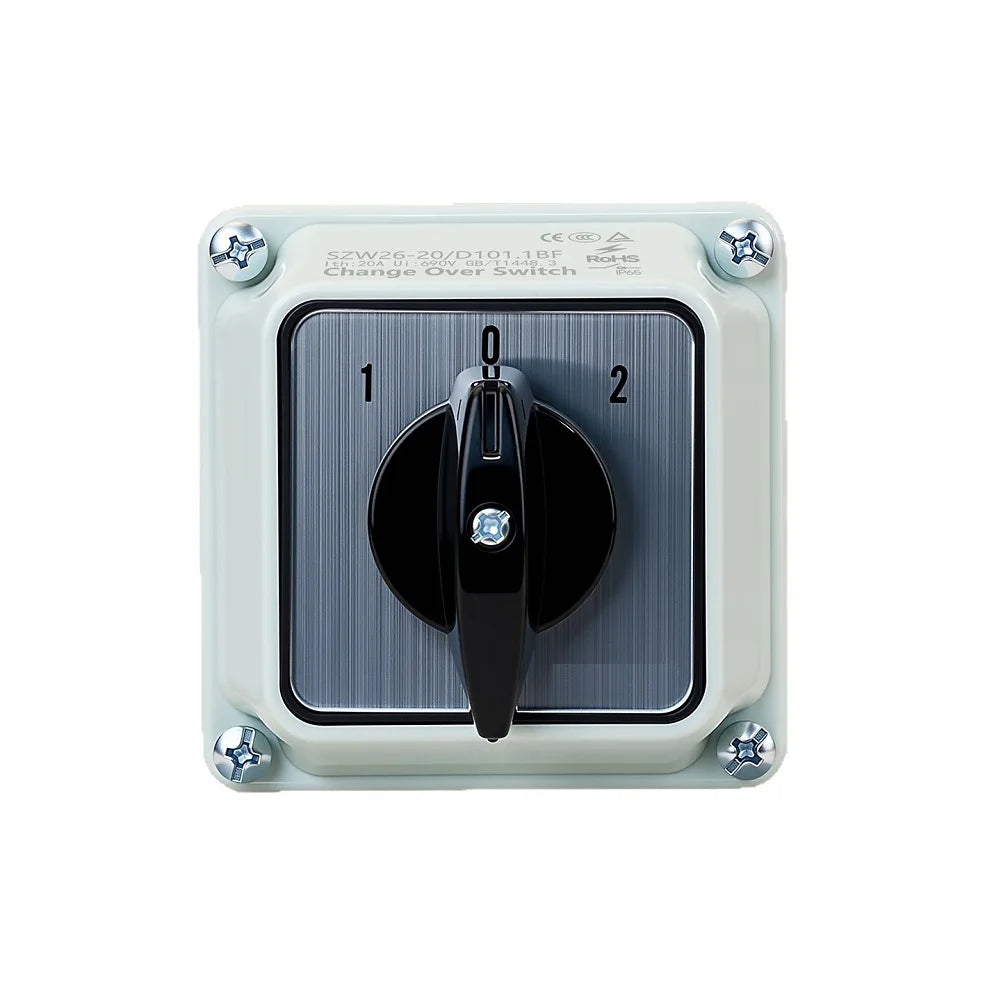 SZW26-20 IP65 Waterproof Rotary Changeover Switch 20A 660V