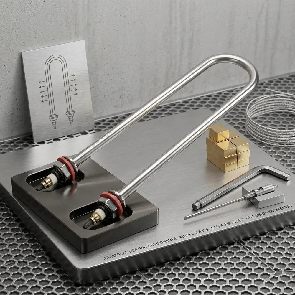 U-Shaped Stainless Steel Heating Element Tube 250–350mm