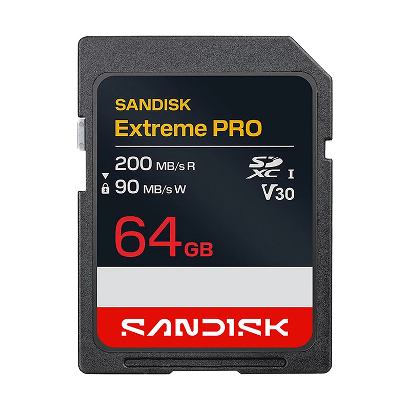 SanDisk Extreme PRO SDXC UHS-I V30 SD Card 64–512GB 250MB/s