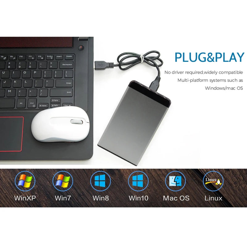 UTHAI T44 USB 3.0 2.5" Hard Drive Enclosure – Up to 6TB