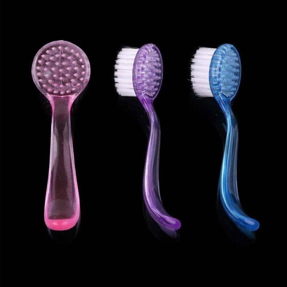 Nail Cleaning Brush with Cap – Soft Dust & Powder Manicure Tool Nail Cleaning Brush PRIMED