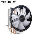 TISHRIC RGB CPU Cooler 120mm Dual Heat Pipe Intel & AMD CPU Cooler PRIMED Black LGA2011-X79-X99-E5 Fixed Color|China Mainland