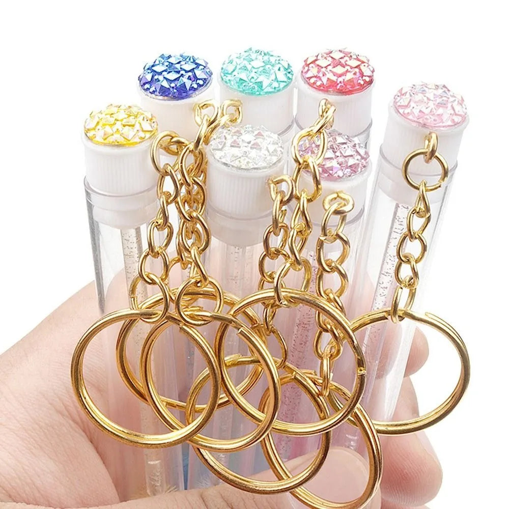 Reusable Eyelash Brush Wand with Keychain Case | Mascara Comb
