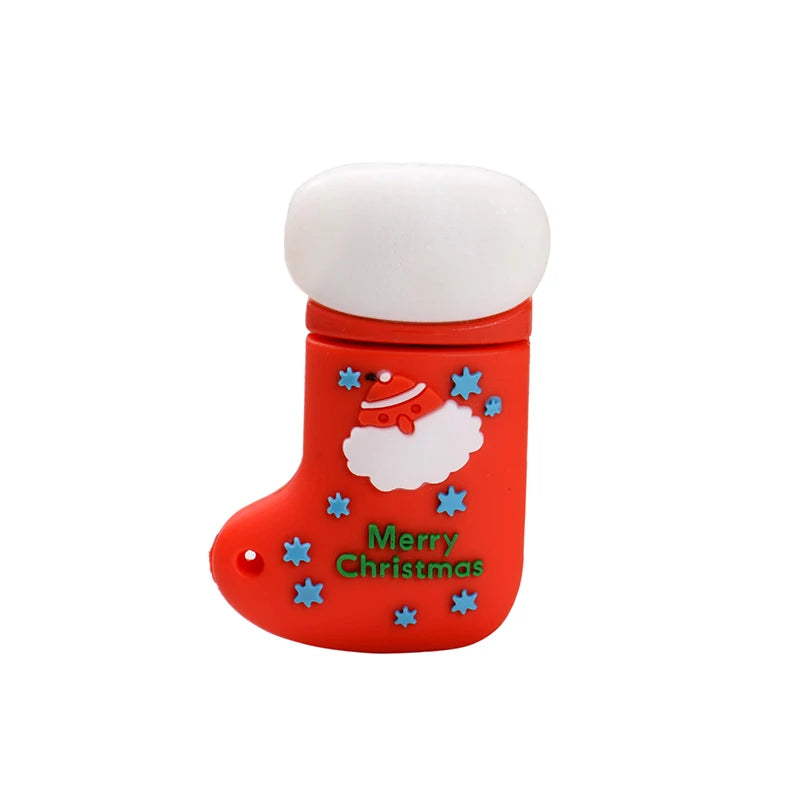 Santa Claus USB Flash Drive 4GB–128GB | Christmas Gift USB Flash Drive PRIMED A 64 GB