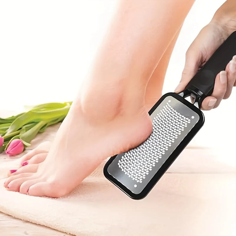 Stainless Steel Foot File & Pedicure Grinder | Ergonomic Handle Foot File Tool PRIMED