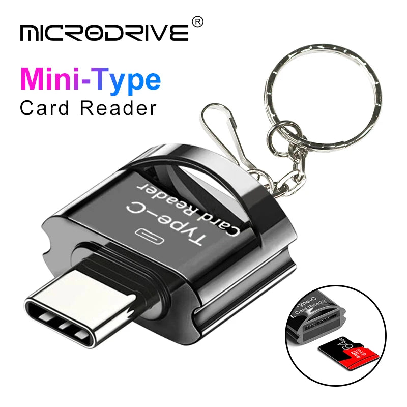 USB-C TF Micro SD Card Reader OTG Adapter for Laptop & Phone USB-C Card Reader PRIMED