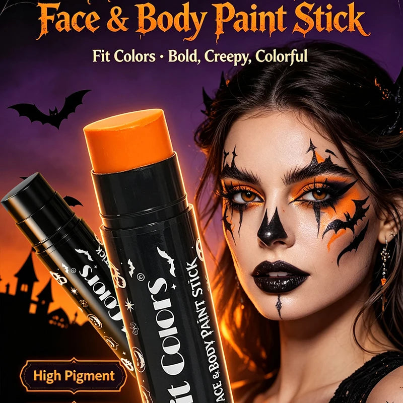 Halloween Face & Body Paint Stick – Cosplay & Stage Makeup Face & Body Paint PRIMED