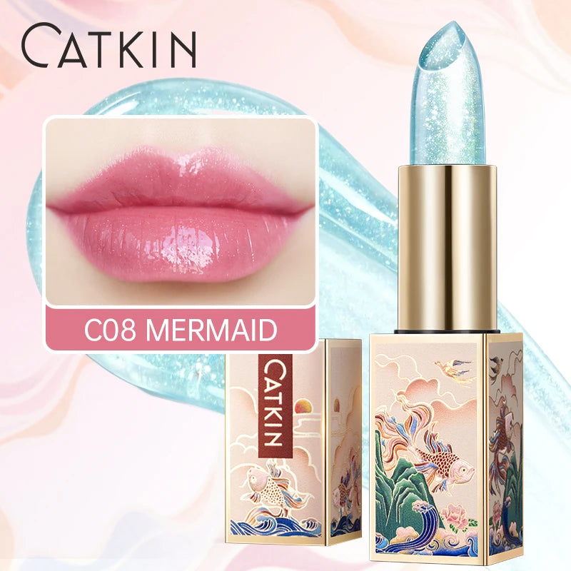 Catkin Sparkling pH Color-Changing Lip Balm | Moisturizing Glow Color-Changing Lip Balm PRIMED C08 Mermaid