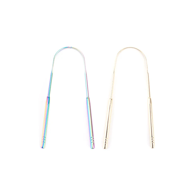 Stainless Steel Tongue Scraper 4 Colors | Fresh Breath Tool