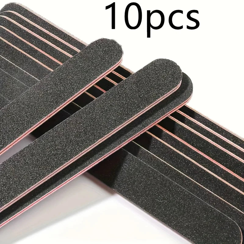 Ouriner Double-Sided Nail File Set 100/180 Grit – 5 or 10 Pcs