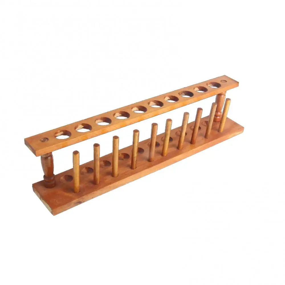 Wooden Test Tube Rack Stand 6/8/10/12 Holes | Lab Organizer Lab Test Tube Rack PRIMED