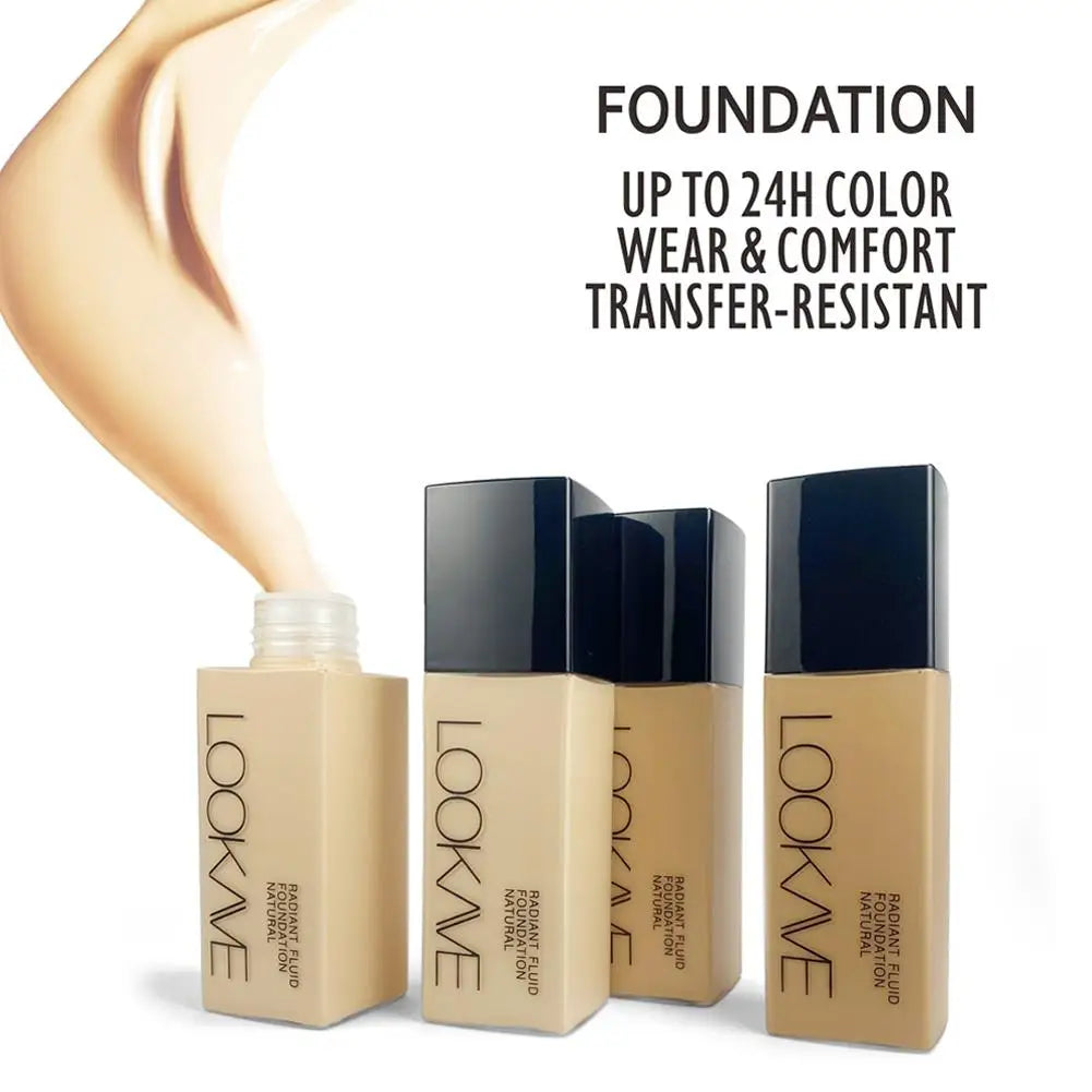 Waterproof Matte Liquid Foundation & Concealer – All Skin Types