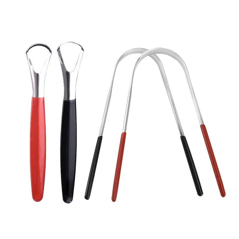 U-Shape Stainless Steel Tongue Scraper – Oral Care Tool
