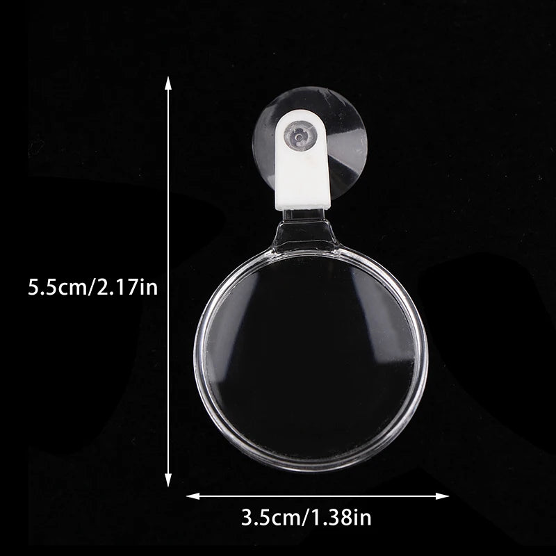 Aquarium Magnifier Acrylic Suction Cup Fish Tank Viewer